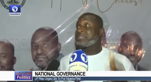 It is only God that gives power. Once someone has won an election, you must give the person support” – Labour party House of Reps member, Amobi Ogah, says (video)
