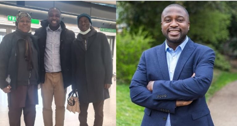 “Your present condition is not permanent, don’t doubt what God can do. We used to sleep on the floor now my parents visit me in London” – Man celebrates grace