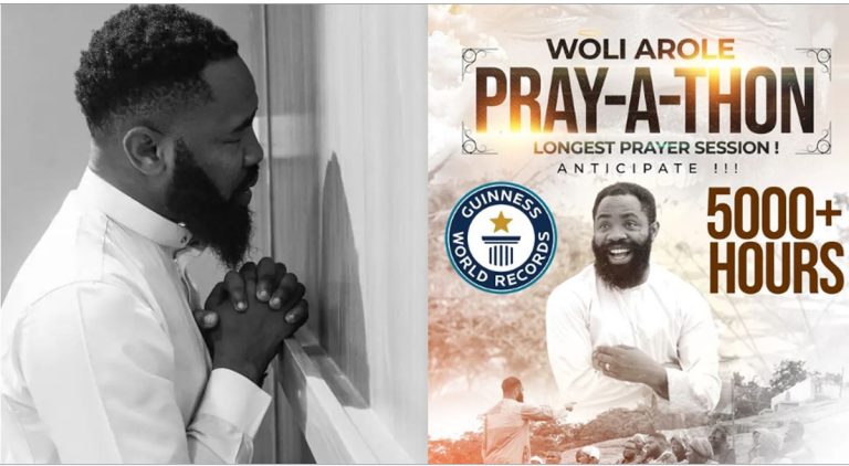 Comedian Woli Arole set to pray for 5000 hours to break Guinness World Record