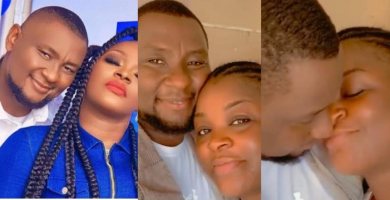 “I no wan hear anything again o” – Celebrities react to loved-up video of Chacha Eke and hubby, Austin (Watch)