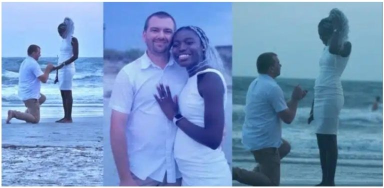 “Her story has changed” – Chibok girl who escaped Boko Haram abduction gets engaged to US lover