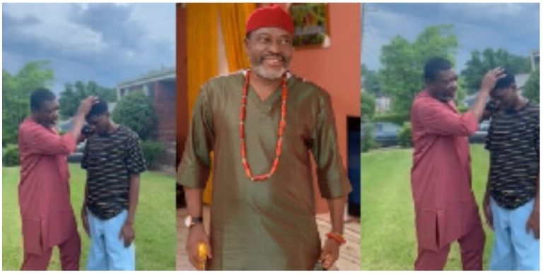 You will continue to be a “He” – Kanayo O. Kanayo prays for son as he sets to relocate to America, fans reacts (Video)