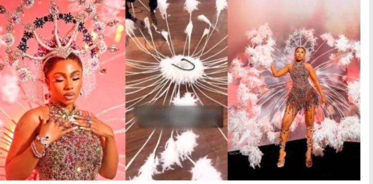 “Mercy is always prepared and she always stands out” – Back stage of how Mercy Eke’s striking outfit into the BBNaija house was made gets fans talking (video)