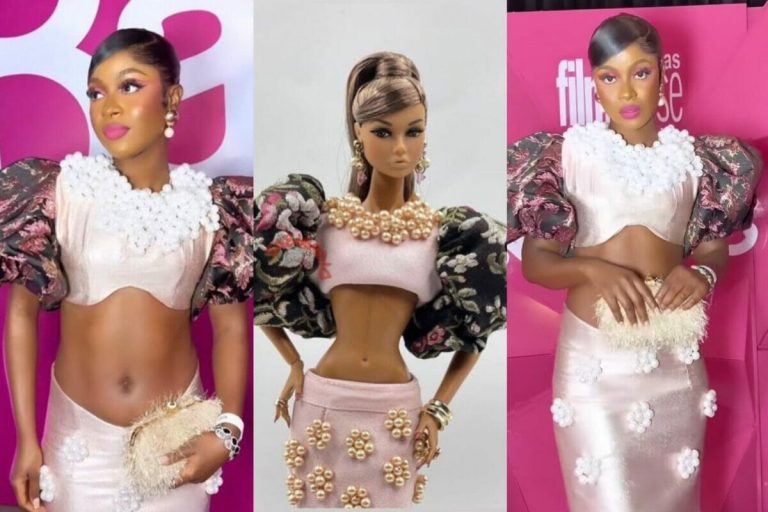 “It’s beautiful but doesn’t suit her body type” – Netizens troll BBNaija’s Bella over her outfit to Barbie movie premiere