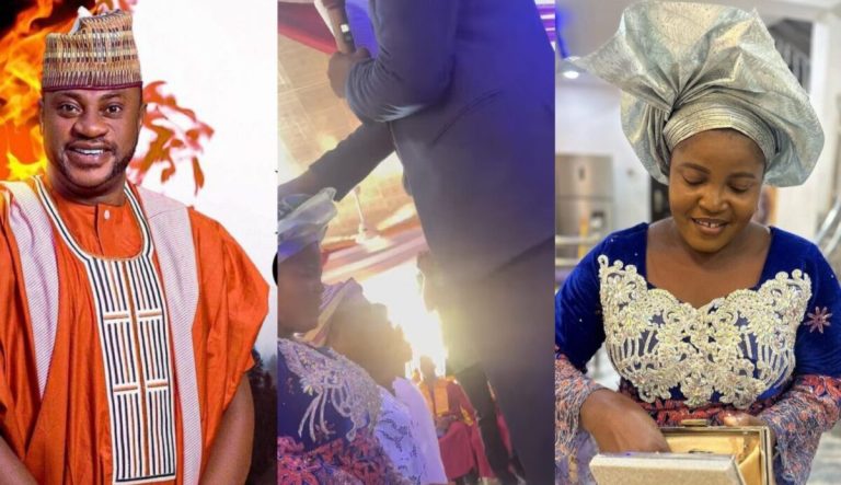 Actor, Odunlade Adekola celebrates wife as she gets ordained as Deaconess in her church (Video)