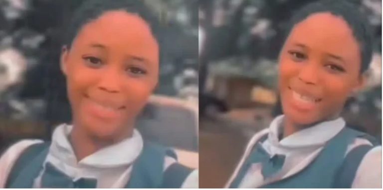 “We don sign out; na we go collect una husbands” – Graduating SS3 girl tells ladies to hold their men tight (Video)
