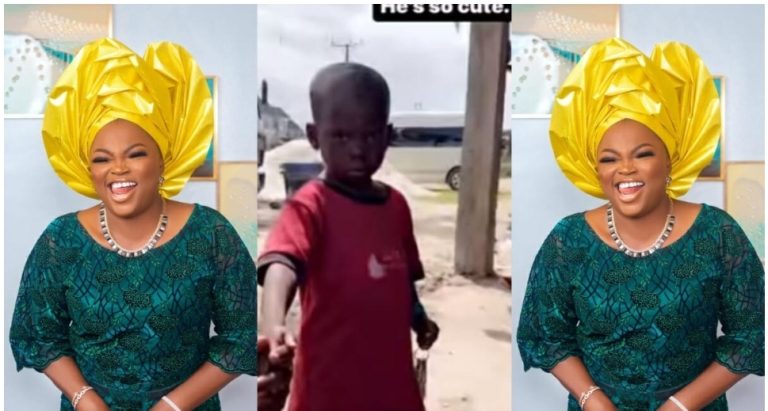 “I just made a new friend” – Funke Akindele shows off her new little friend