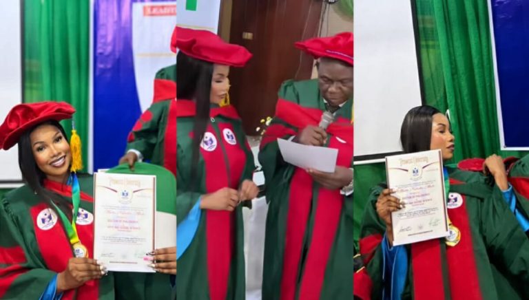 “I’m proud of Tacha” – Congratulations pour in as Tacha becomes a doctor