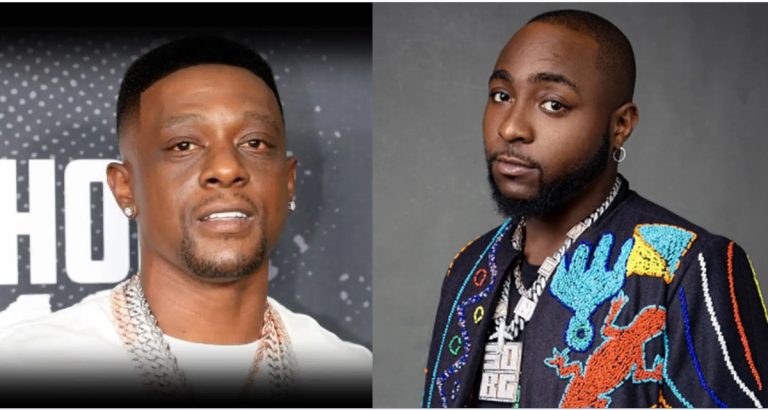 Davido reacts after American rapper, Boosie asked him to call his phone