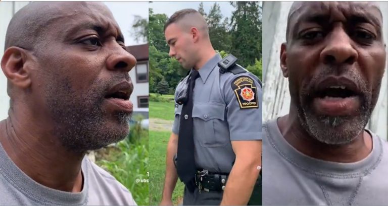 Man cries out as he gets kicked out of his house by police after his wife secretly filed for divorce (Video)