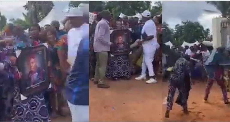 Woman reportedly gets N1m for mourning passionately at funeral (Video)