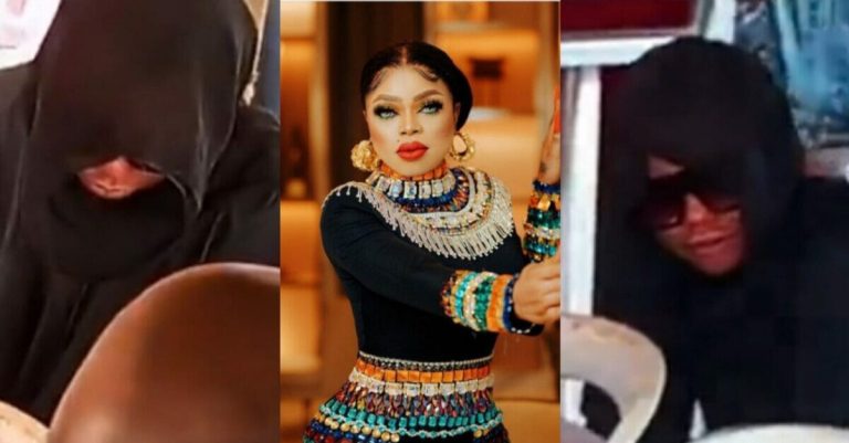 “The fact that he has to hide in his father’s burial is shameful” – Reactions trail Bobrisky’s odd appearance at his father’s burial (Video)