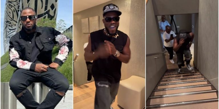 “Thanks for all you do” – Excitement as Broda Shaggi visits Tunde Ednut’s residence in London for the first time (Video)