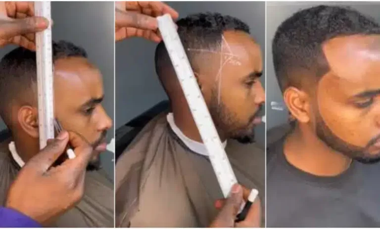 Barber causes a stir as he applies mathematics to customer’s haircut (Video)