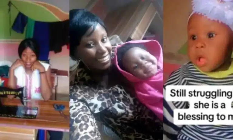 “After weeks of tears” – Lady gives birth to baby for 4 robbers who raped her, shares her touching story with photos