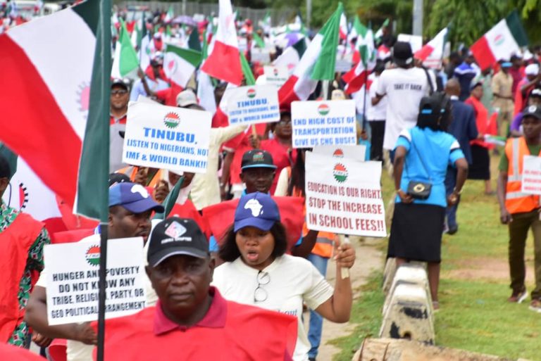 Organised Labour stage protest in Abuja, Lagos, other states over ”anti-people’ policies