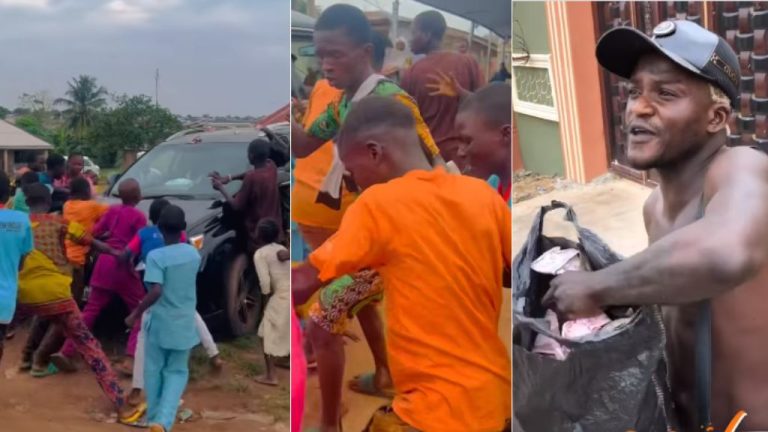 “I regularly spray N2 million to the streets, many artists no fit” – Portable brags as he shows love to locals (Video)