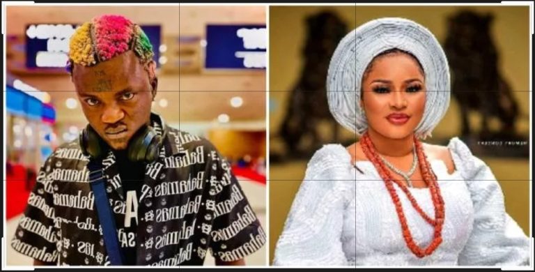 “Relationship is not about fine guy” – Late Alaafin of Oyo ex-wife, Queen Dami says as she and Portable confirm dating rumors
