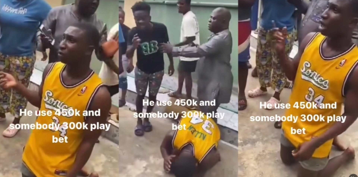 Man receives beating of his life after using people’s N750K to play bet