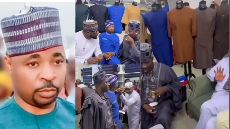 “So he no dey drink” – Reactions as MC Oluomo rejects alcohol while with K1 De Ultimate and fashion mogul Seyi Vodi (Video)