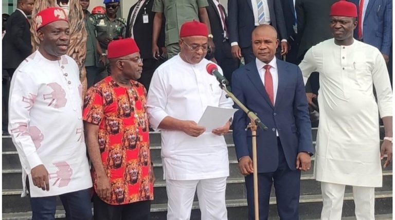 South East Governors meet in Enugu, dissociate Nnamdi Kanu from unrest in the region