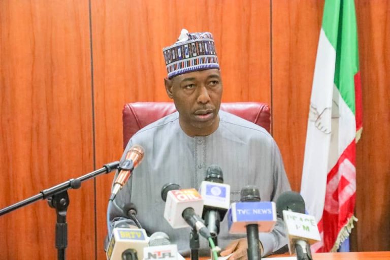 Giving out palliatives is not solution to food insecurity – Governor Zulum