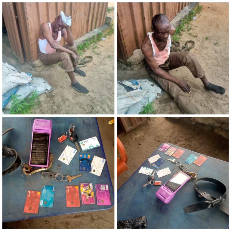 Armed robber with PoS machine arrested while robbing victims in Rivers