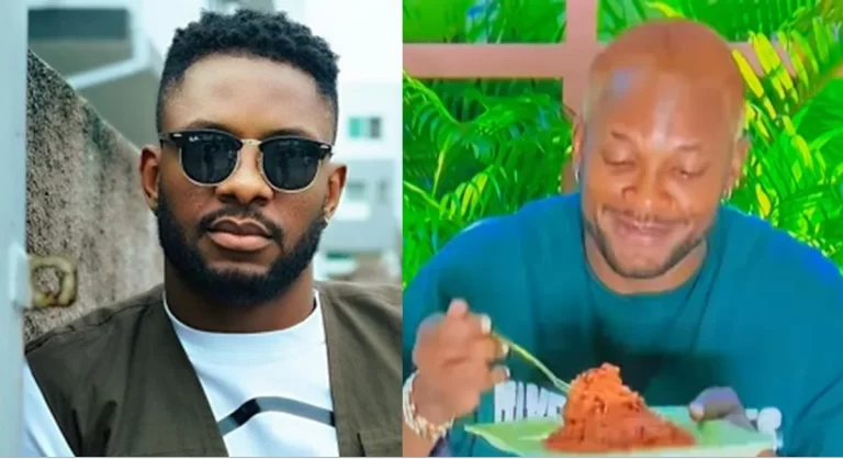 “I too like Cross, he’s so innocent” – Reactions as Cross makes history on BBNaija, as he takes food to diary room, Biggie reacts (Video)