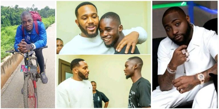 “Great news coming soon!” – Davido’s Cycling fan announces following link up with Singer’s friend, Kiddwaya