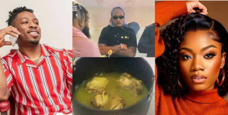 “Difference between me and you is that you need the 140 million grand prize and I don’t” – Angel broke-shames Ike as they fight over chicken (Video)