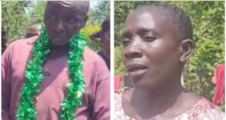 Woman sends lover away as runaway husband returns home after 17 years