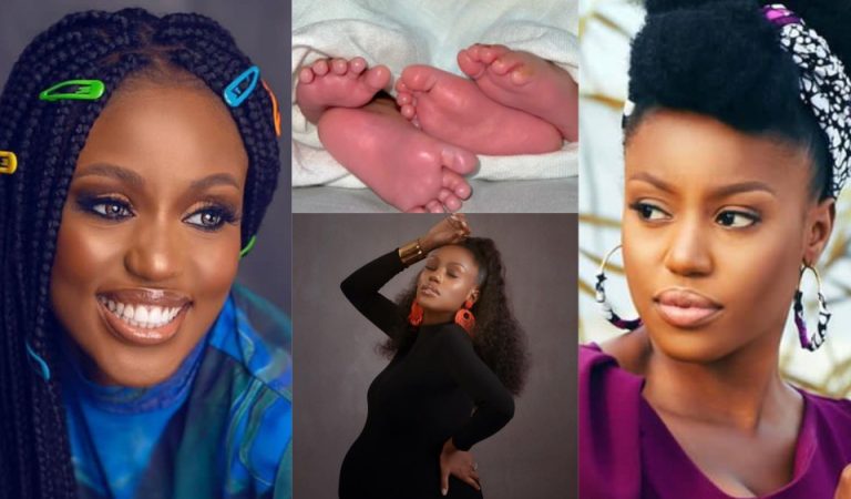 “This miracles” – Actress Elma Mbadiwe-Aluko rejoices as she welcomes twins (Photo)