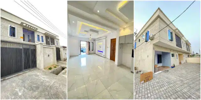 “Pay N1.5 m only, and it’s all yours” – Lady posts photos of big house for sale on Twitter, Photos cause buzz