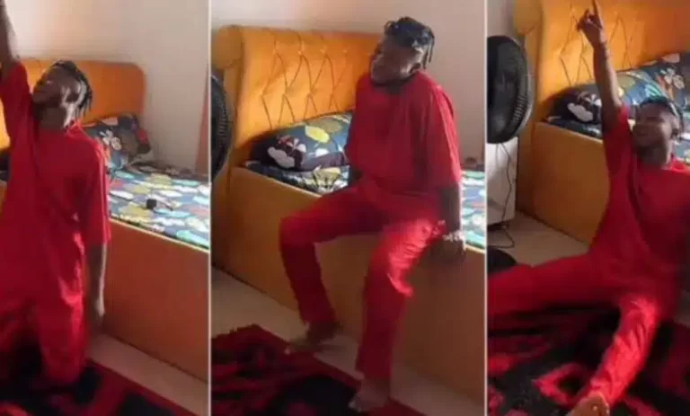 Man cries out as he finally rents comfortable home after years of living on the streets (Video)