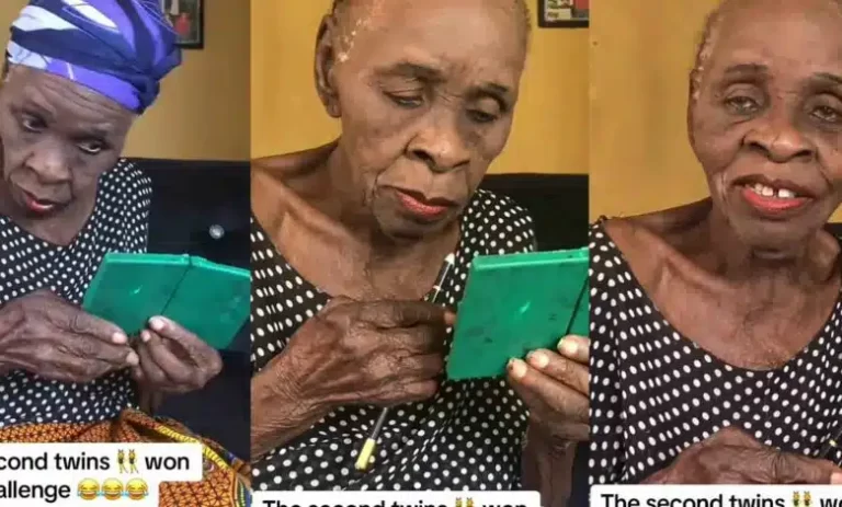 “Is she single?” – Grandma breaks the internet as she does her make-up (Video)