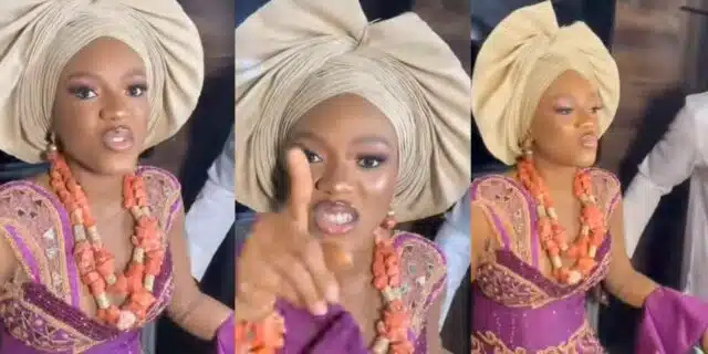 “All men are scum” – Beautiful bride says during pre-wedding photoshoot, reveals why (Video)