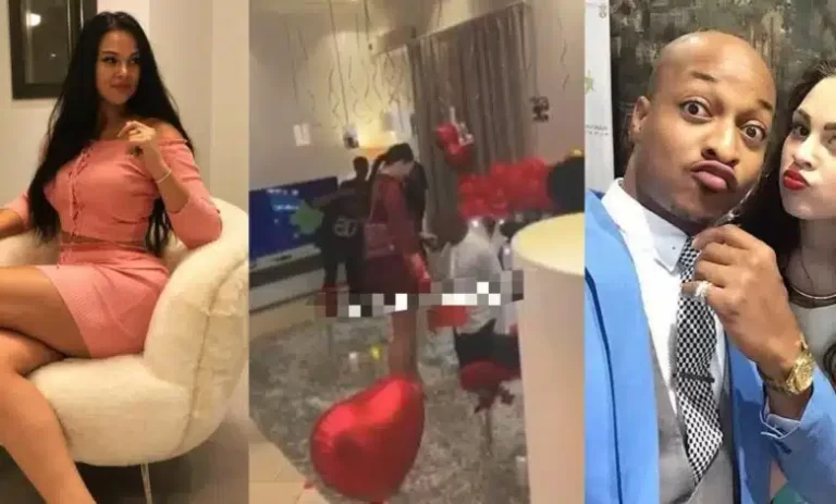 Actor, Ik Ogbonna’s ex-wife, Sonia gets engaged in romantic atmosphere (Video)
