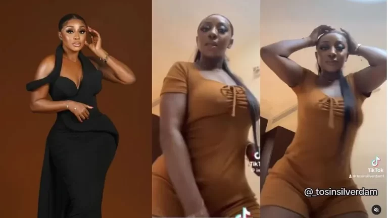 “Is she okay? You could be a motivation for young girls” – Mixed reactions trail actress Ini Edo’s latest dance moves (Video)