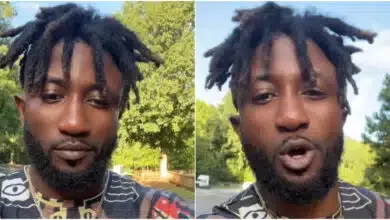 Man causes buzz as he advises young men on quickest way to travel abroad (Video)