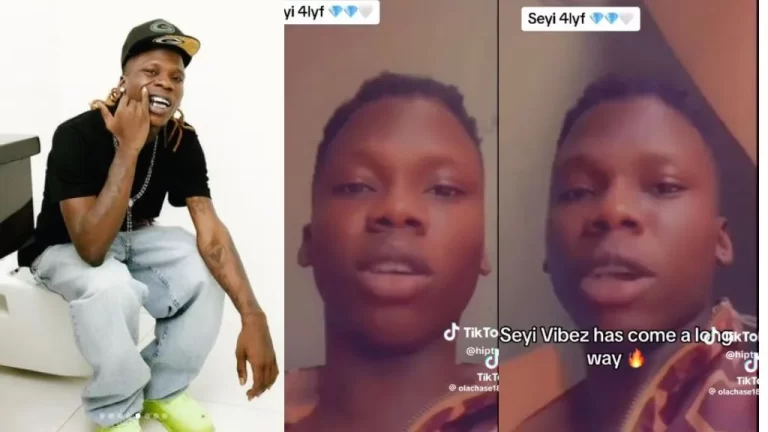 “Never give up”- Reactions trail trending video singer Seyi Vibez before fame and money (Watch)