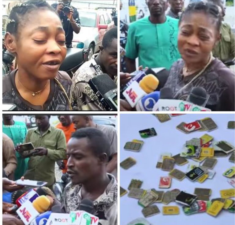 FCT police arrest couple who specialise in snatching phones and using stolen SIM cards to empty victims’ bank accounts