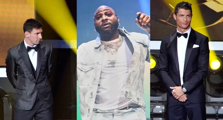 To have that kind of success and be so disciplined is something I admire about him – Davido reveals why he prefers Ronaldo to Messi