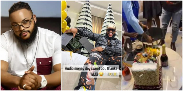 Whitemoney over the moon as fans lavish him with gifts amidst allegations of ‘fake life’