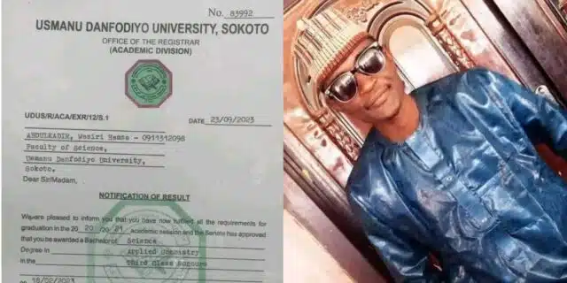 “IDAN no dey graduate on time, may he end with success” – Nigerian man spends 14 years in University for 4-year degree; certificate causes stir