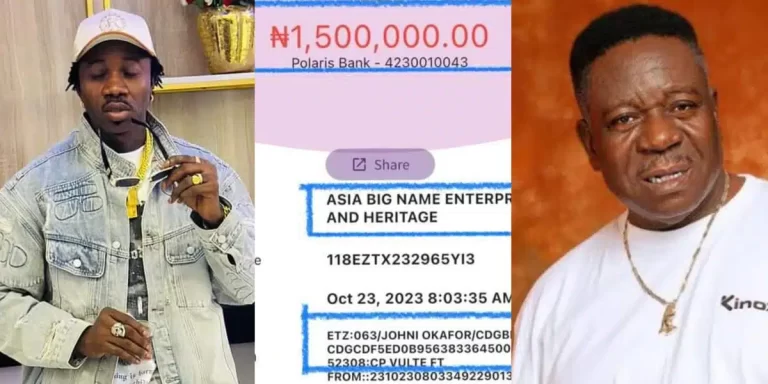 “I have fulfilled my pledge” – Nigerian man says, shares receipts of ₦1.5 million paid for Mr. Ibu’s medical bills