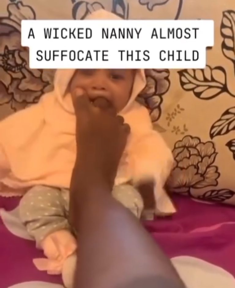 Young nanny caught putting her toe and tongue in a baby’s mouth while filming it (video)