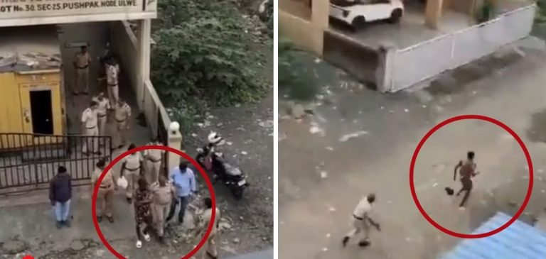 Watch moment Nigerian man dramatically escaped from police custody during drug raid in India