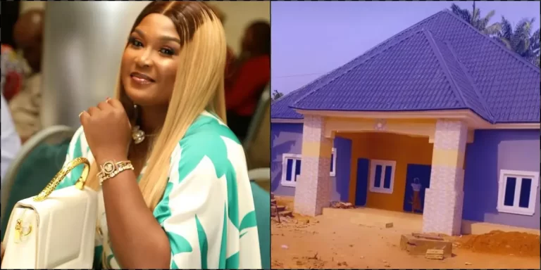 “A small gift for my mum” – Ruth Eze rejoices as she builds house for her mother