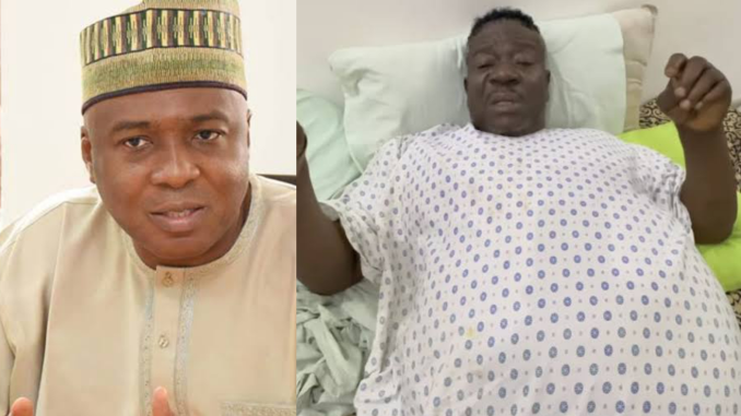 Ex-Senate President, Saraki, clears multi-million naira Mr Ibu’s medical bills