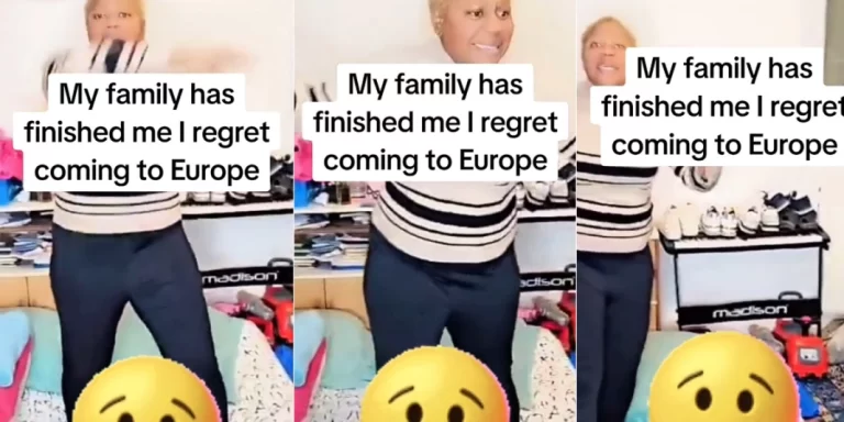 “What’s now my gain” – Nigerian woman living in Europe cries out after family squandered N30m she saved for 20 years (Video)